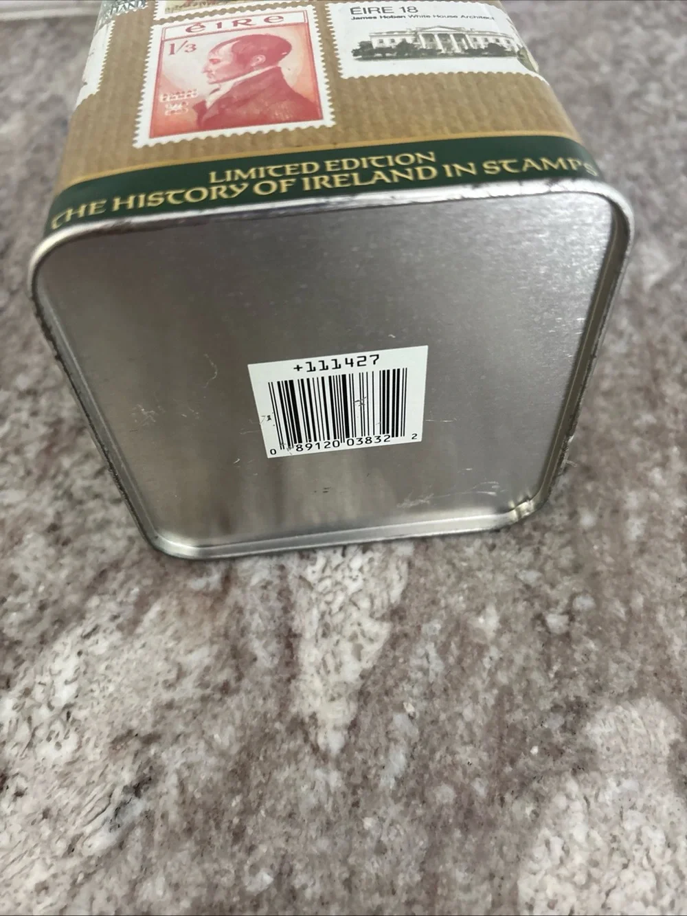 Vintage Emmets Stamps of Ireland Irish Cream Liquer Limited Edition Tin